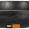 Capi Lux Terrazzo Schaal Zwart - 36x8cm
