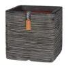 Capi Nature Rib NL Pot Vierkant Antraciet - 40x40x40cm