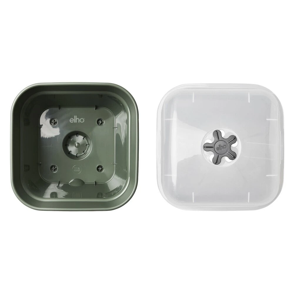 Elho Green Basics Kweekpot Vierk. Allin1 30 Cm Groen 4 Elho Green Basics Kweekpot Vierk. Allin1 30 Cm Groen - Afbeelding 4