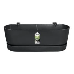 Elho Plantenbak Greenville Easy Balcony 52cm Zwart