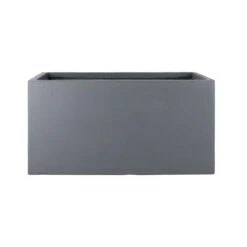 Fibre Clay Bak Rechthoek 100x47x47 - Donkergrijs