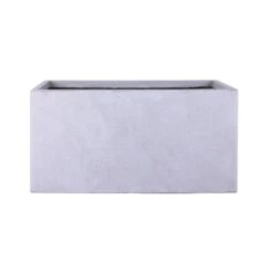 Fibre Clay Bak Rechthoek 80x37x37 - Lichtgrijs