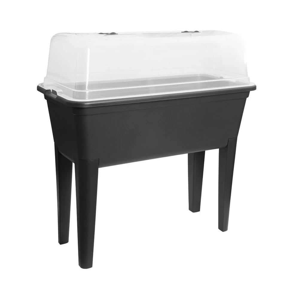 Kweektafel Intense Black 50 L Incl. Deksel - 79 X 25 X 76 Cm 1 Kweektafel Intense Black 50 L Incl. Deksel - 79 X 25 X 76 Cm
