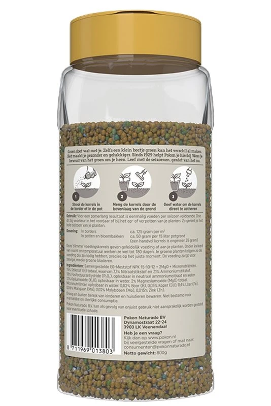 Pokon Groene Planten Voedingskorrels 800g 2 Pokon Groene Planten Voedingskorrels 800g - Afbeelding 2