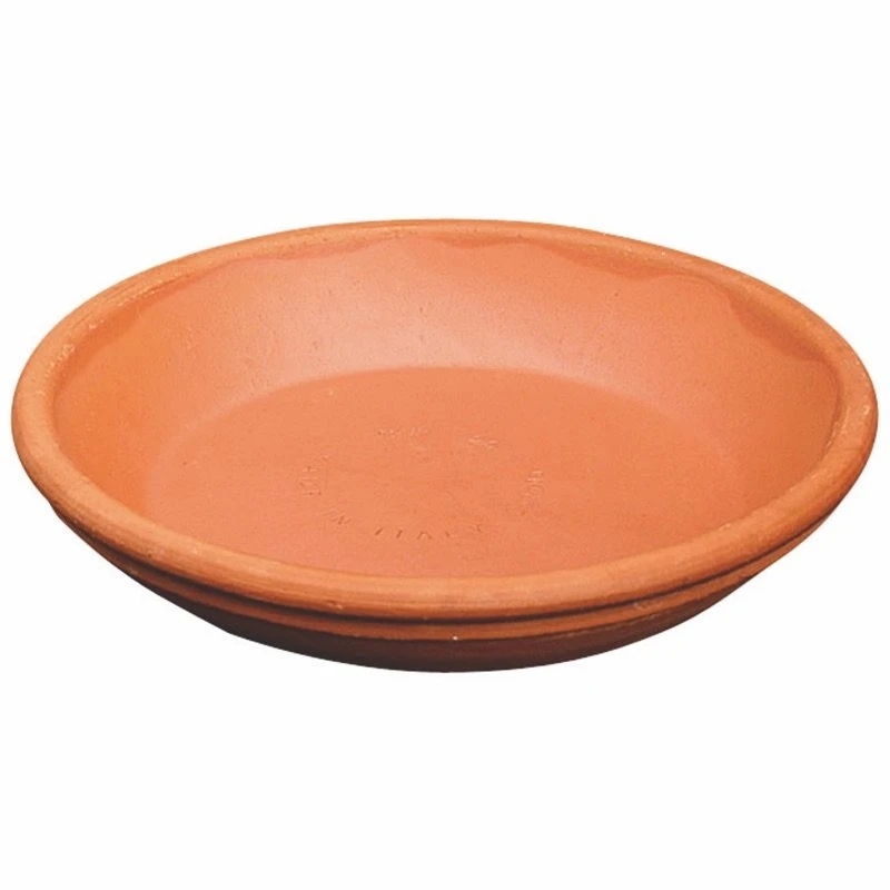 Terracotta Schotel Waterafstotend 41cm 1 Terracotta Schotel Waterafstotend 41cm