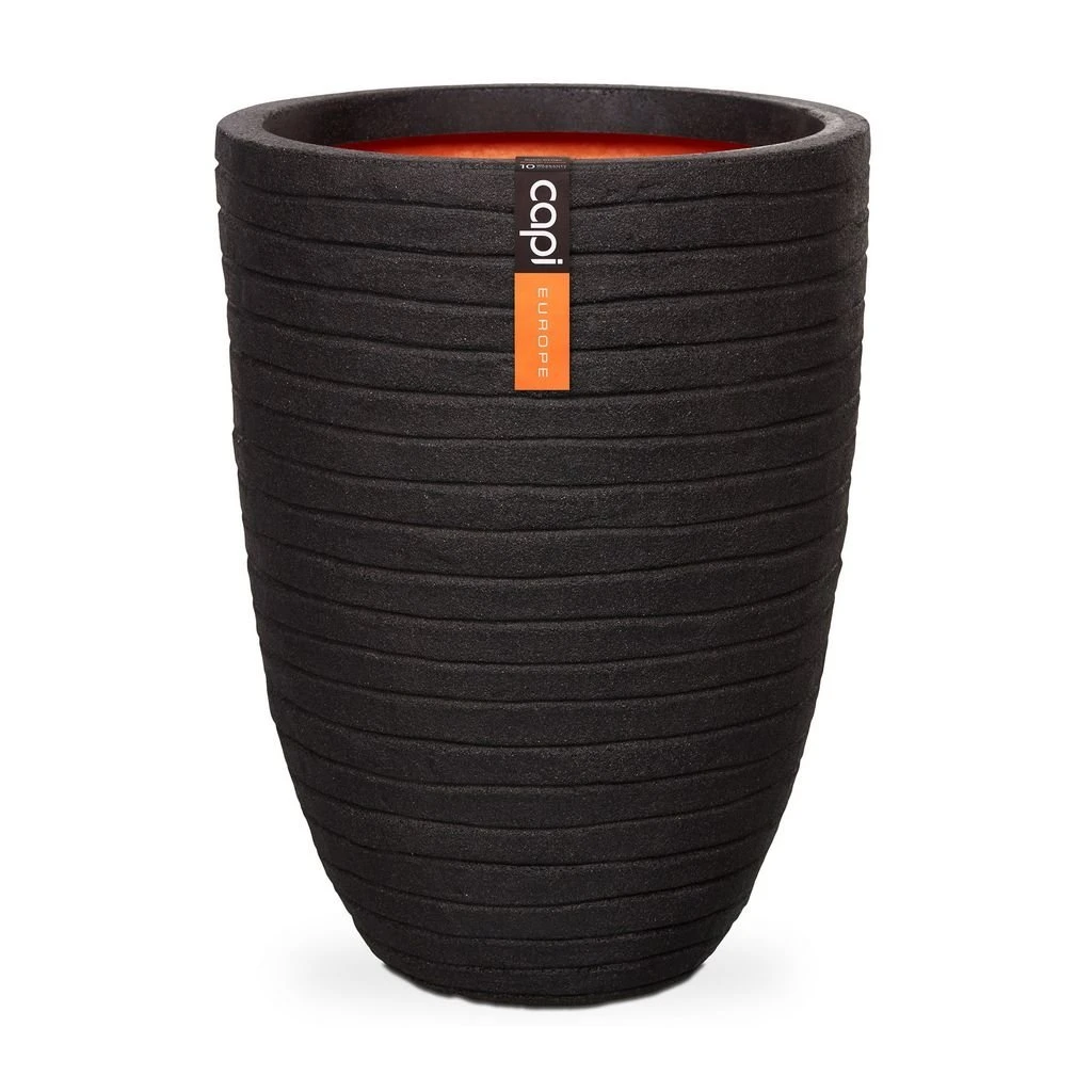 Vaas Eleg Laag Row NL 36x47 Zwart 1 Vaas Eleg Laag Row NL 36x47 Zwart